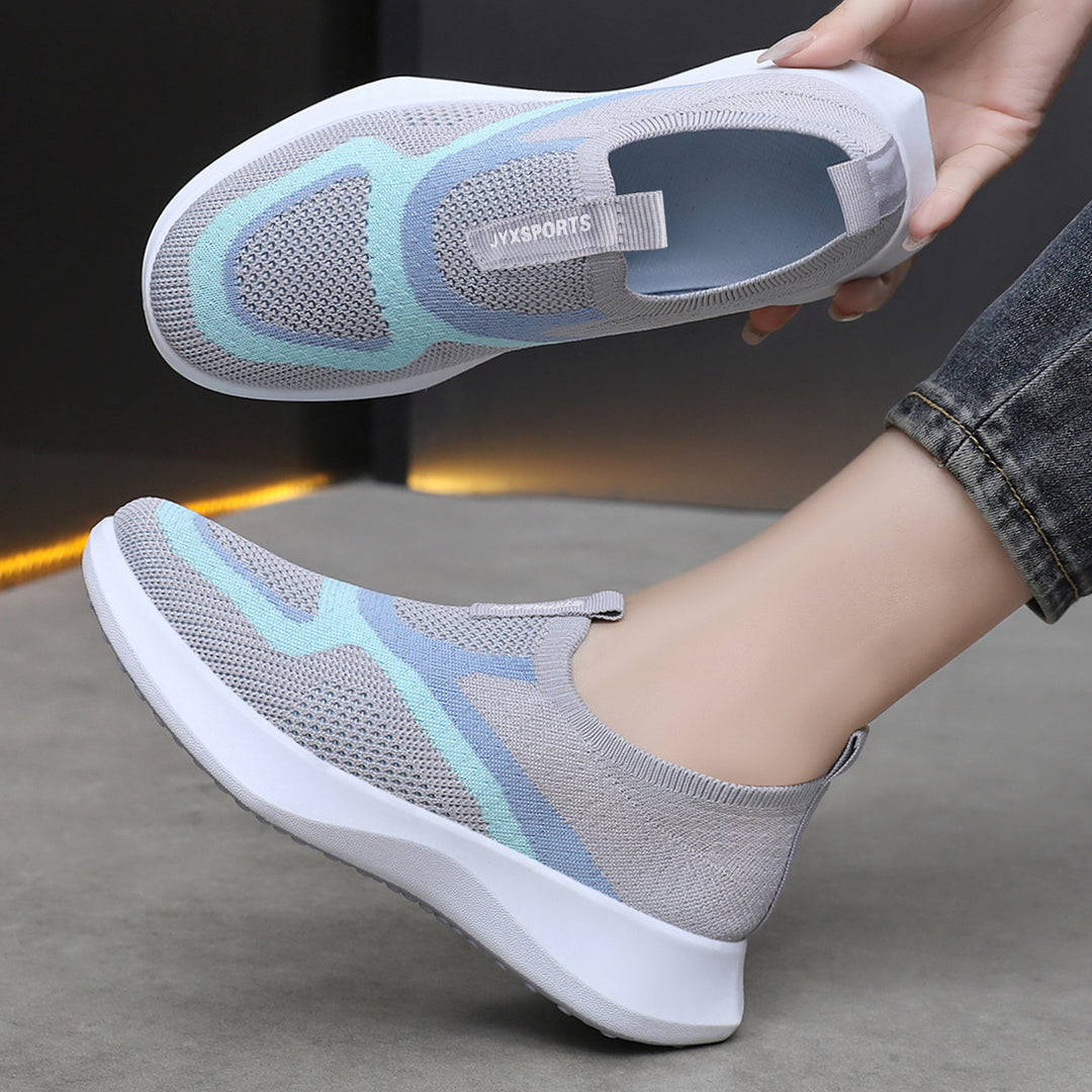 Damen nan nahtloser Strick-Sockensneaker mit elastischem Einstieg, atmungsaktiver Mesh-Struktur und leichter EVA-Dämpfung Shop Nory