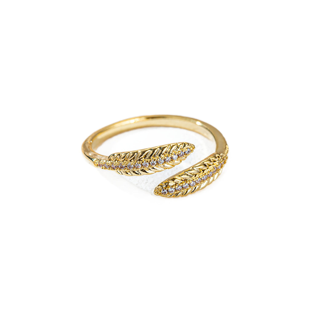 Damenarmreif mit floralem Design und funkelnden Kristallen Shop Nory