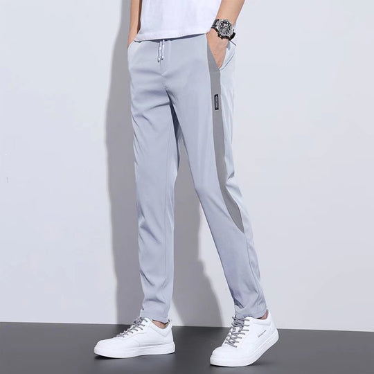 Herren Sportliche Freizeithose mit Kontraststreifen Shop Nory