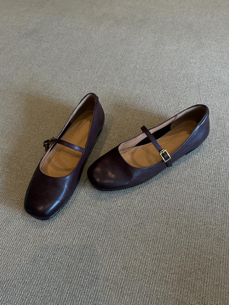 Damen elegante Mary Janes mit komfortabler Sohle und verstellbarem Riemen