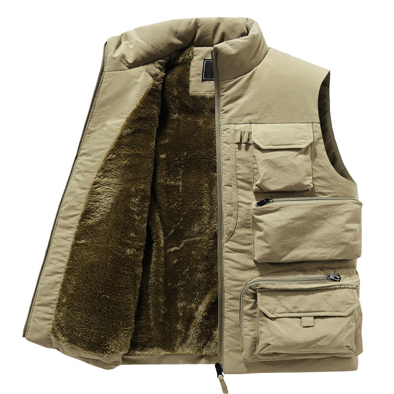 Herren Taktische Multifunktionsweste mit Thermo‑Isolierung und Mehrfach‑Taschen Shop Nory