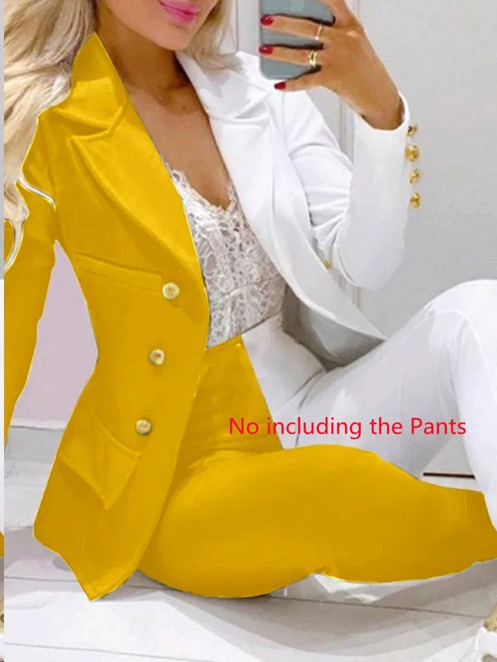 Damen Zweiteiliges Blazer-und-Hose-Set mit Schmetterlingsprint und glamourösem Glitzereffekt Shop Nory