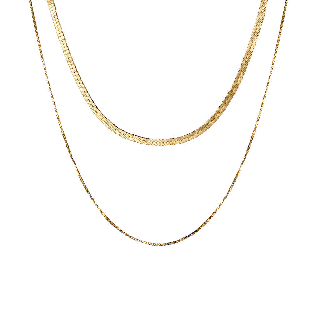 Damen Halskettenset aus hochwertigem Edelstahl mit elegantem Design Shop Nory