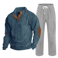 Jeansblau mit Grau
