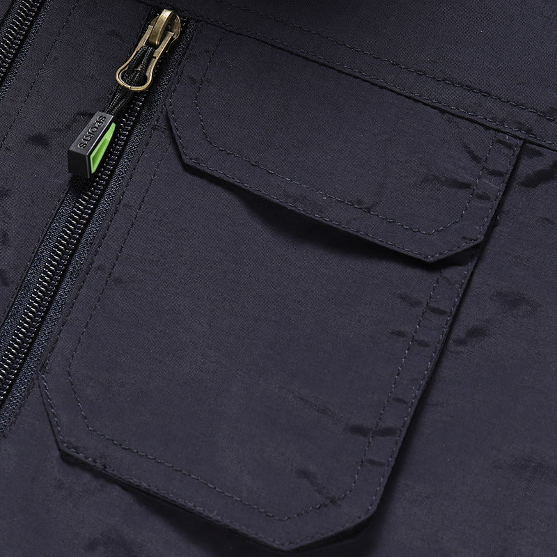 Herren Multifunktionale Outdoor-Utility‑Weste mit Mesh‑Innenfutter und Mehrfachtaschen Shop Nory