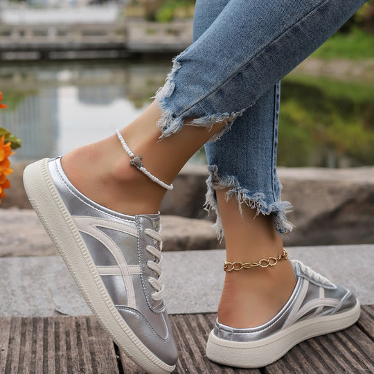 Damen Slip-On Sneaker mit offener Ferse und gepolstertem Komfortfußbett Shop Nory
