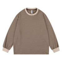 Beige fein gestreift