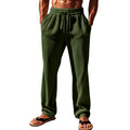 Herren Bequeme Freizeithose mit Rippstruktur und verstellbarem Bund
