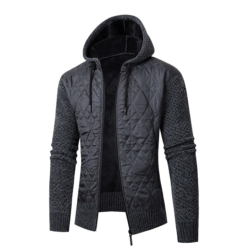 Herren sportliche Steppjacke mit weichem Innenfutter und praktischem Reißverschluss
