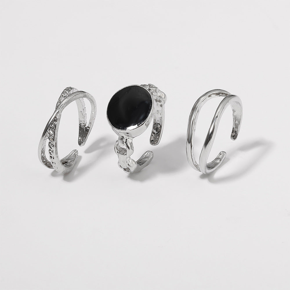Damen Ring-Set mit einzigartigem, filigranem Design und funkelnden Zirkonia Shop Nory