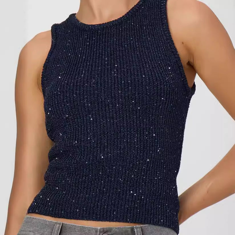 Damen Strickoberteil mit feiner Rippstruktur Shopnory