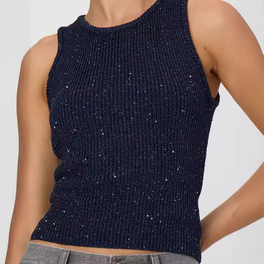 Damen Strickoberteil mit feiner Rippstruktur Shopnory