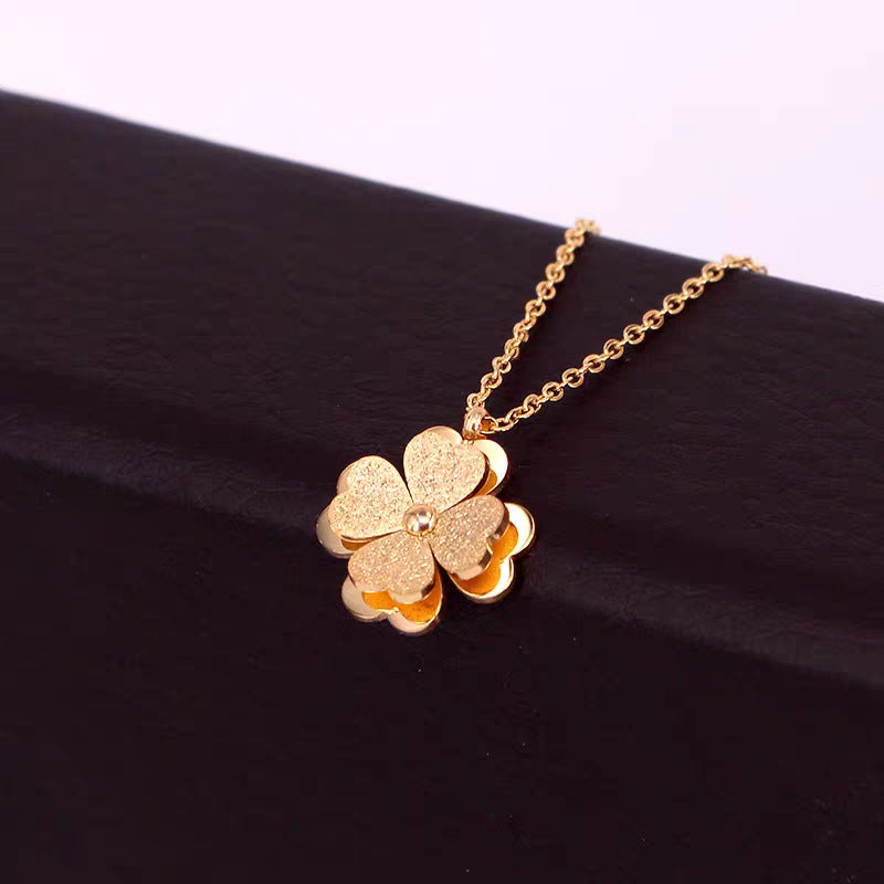 Frauen Blumen Charm Anhänger Halskette Shop Nory