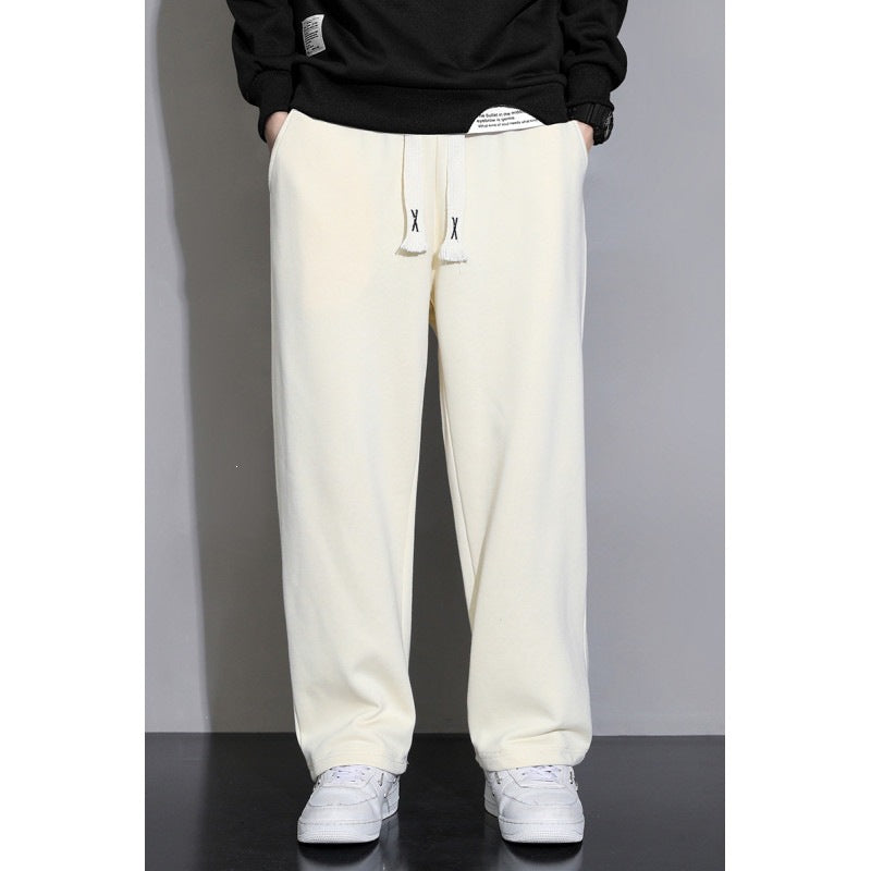 Herren Relaxed-Fit Jogginghose aus French-Terry mit weitem Bein und Tunnelzug Shop Nory