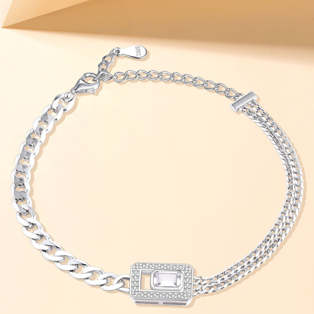 Damenarmband mit funkelndem Design und hochwertigen Zirkonia-Elementen Shop Nory