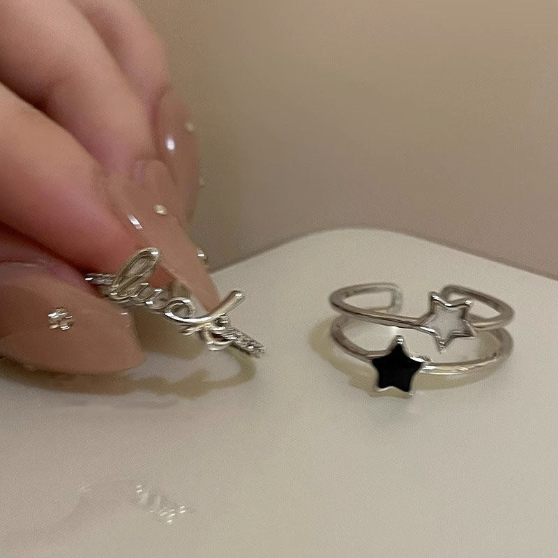 Damen modisches Sternring Set Shop Nory