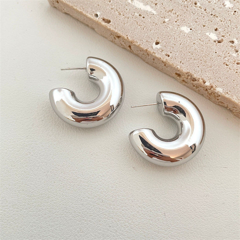 Damen Ohrhänger im modernen, geschwungenen Design Shop Nory