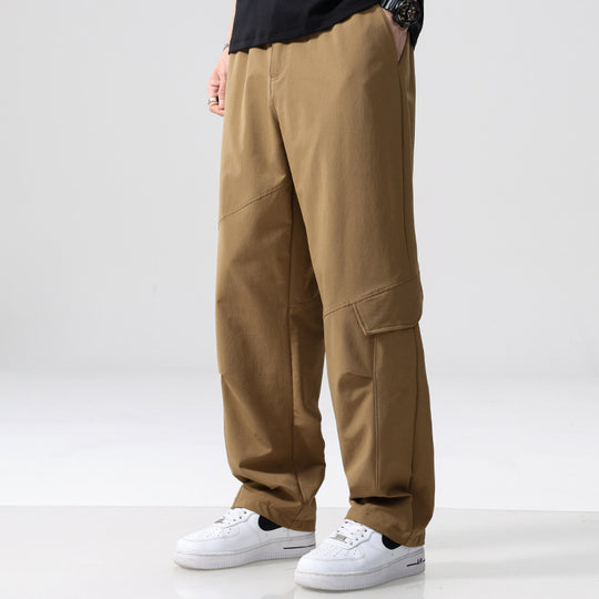 Herren Cargo-Hose im Utility-Look mit Relaxed-Fit, Mehrfach-Beintaschen und elastischem Bund Shop Nory