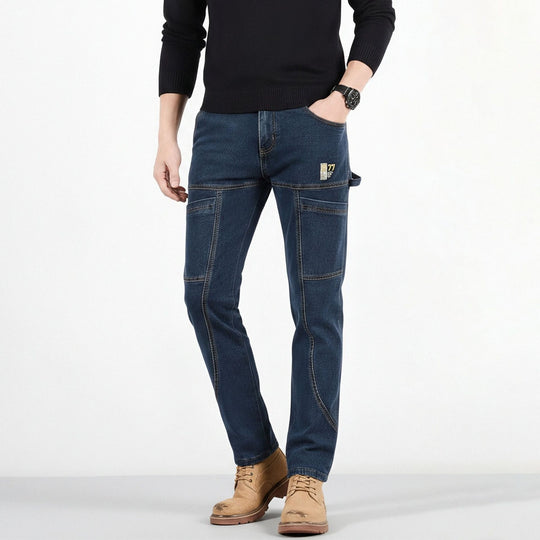 Herren Bequeme und stylische Workwear Denim Hose Shop Nory