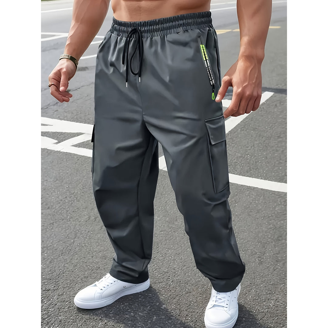 Herren Praktische Cargo-Hose mit verstellbarem Gummizug Shop Nory