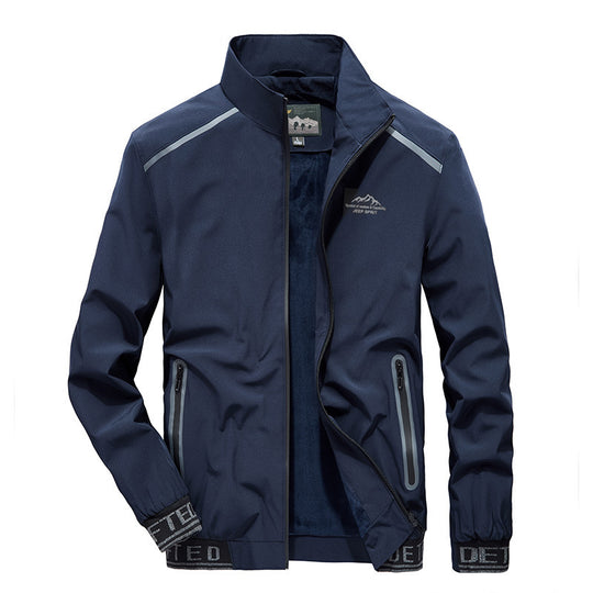 Herren Softshell-Trainingsjacke mit Fleece-Innenfutter, reflektierenden Einsätzen und winddichter Membran Shop Nory