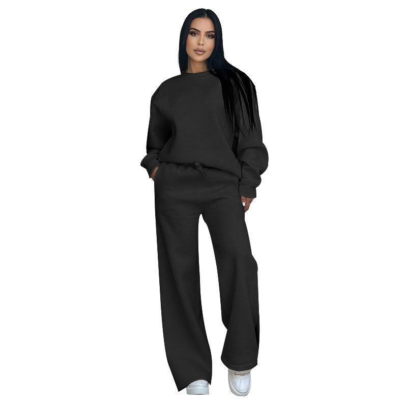 Damen Sportliches Sweatshirt und Hosen Set