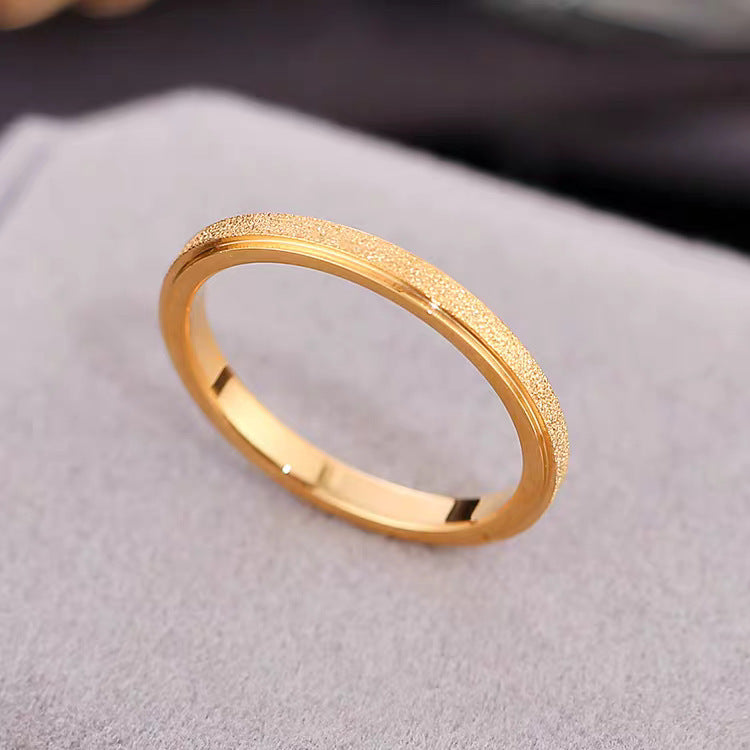 Damen Strukturierte Minimalistische Stapelring Shop Nory