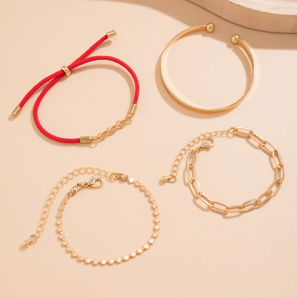 Damen Armkettenset mit modernen Designdetails und vielseitigen Stilen