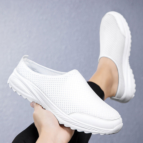 Unisex nan atmungsaktiver Mesh-Mule mit griffiger Flexlaufsohle und gepolstertem Komfortfußbett