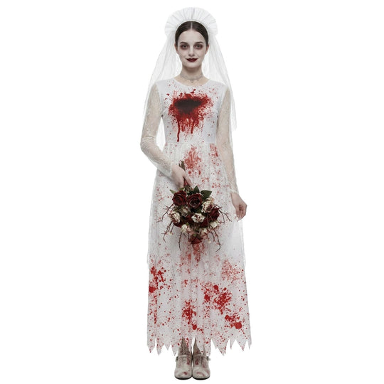 Damen Gruselige Hochzeitsbraut Kleid Shop Nory