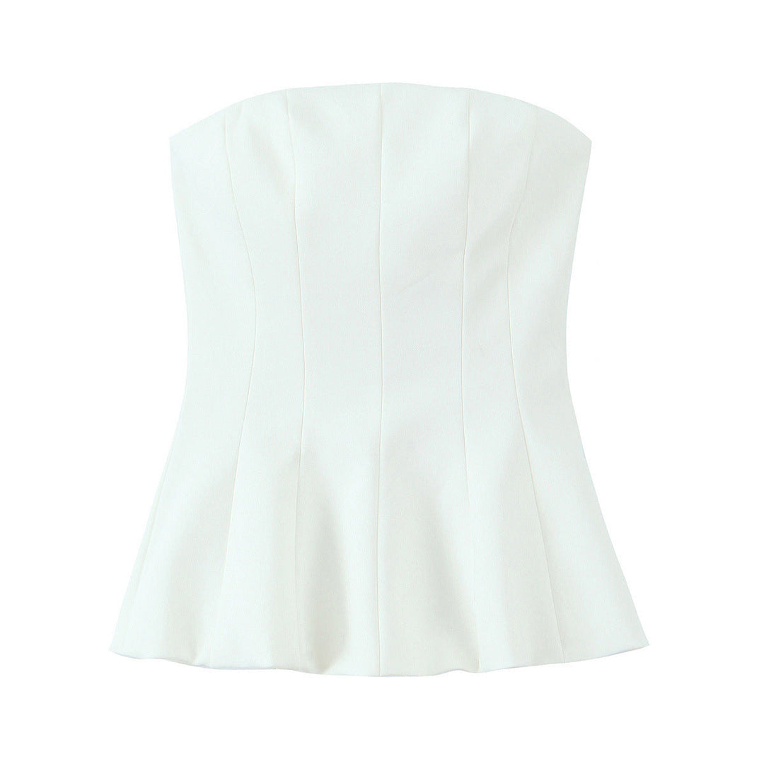 Damen Bustier-Top mit betonter Taille Shopnory