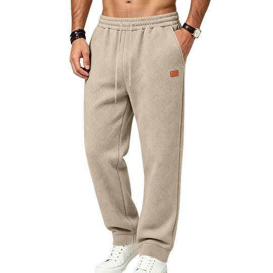 Herren Texturierte Jogginghose mit elastischem Bund und Kordelzug Shop Nory