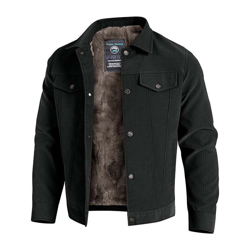 Herren Modische Fleecejacke mit hohem Kragen und elegantem Design Shop Nory