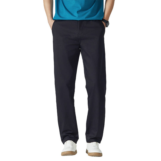 Herren Klassische Baumwoll-Chinohose mit geradem Bein und cleanem Minimal-Design Shop Nory