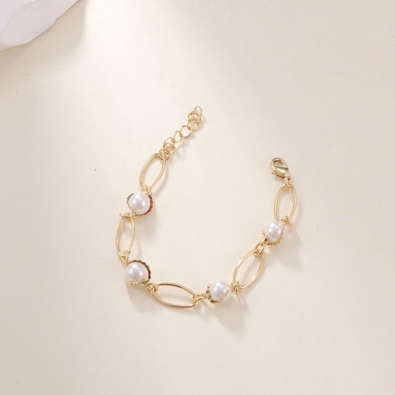 Damen Armreif mit kunstvollem Wellenmuster Shop Nory