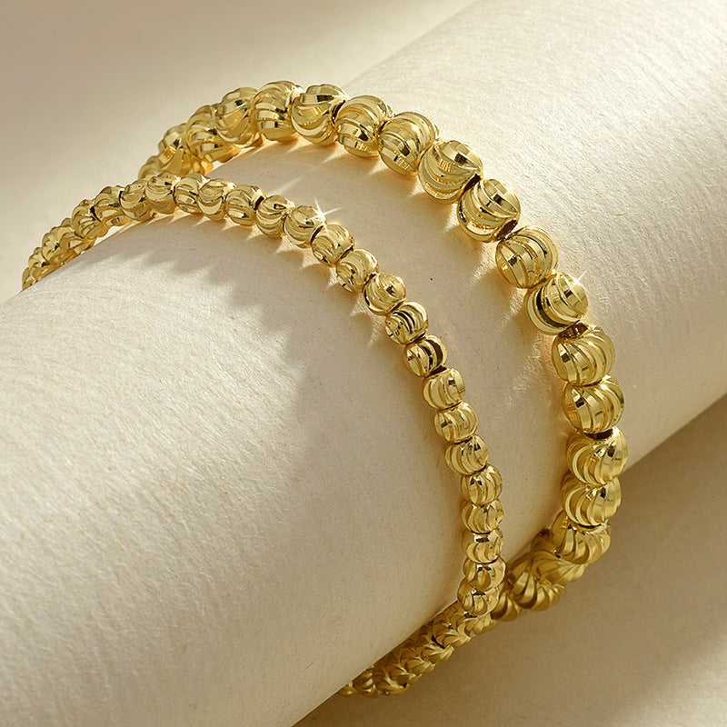 Damen Armband mit filigranen Perlen und funkelndem Design Shop Nory