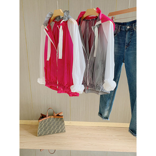 Damen Sportliche Übergangsjacke mit Kapuze Shop Nory