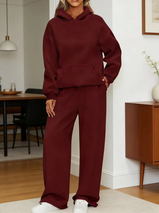 Damen nan kuscheliges Oversize Hoodie und weite Jogginghose Set Shop Nory
