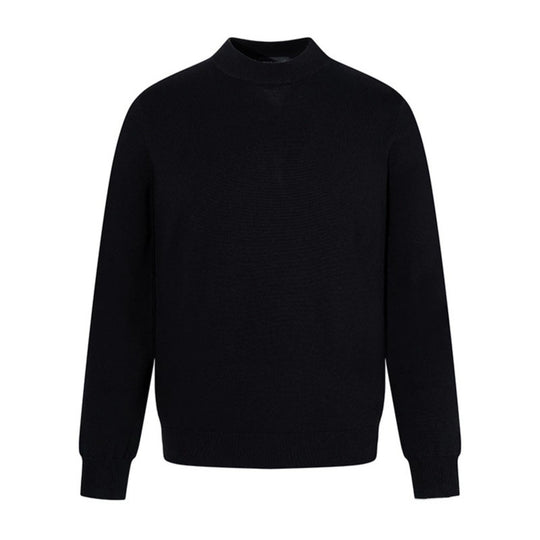 Herren Feinstrickpullover mit leichtem Stehkragen und gerippten Bündchen Shop Nory
