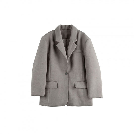 Damen Oversize-Blazer im Boxy-Cut mit Reverskragen und Pattentaschen Shop Nory