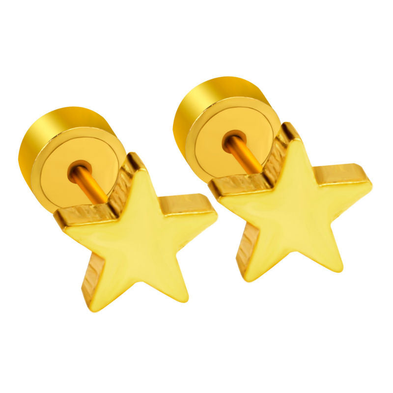 Damen Ohrstecker im Kreuzdesign aus hochwertigem Edelstahl Shop Nory