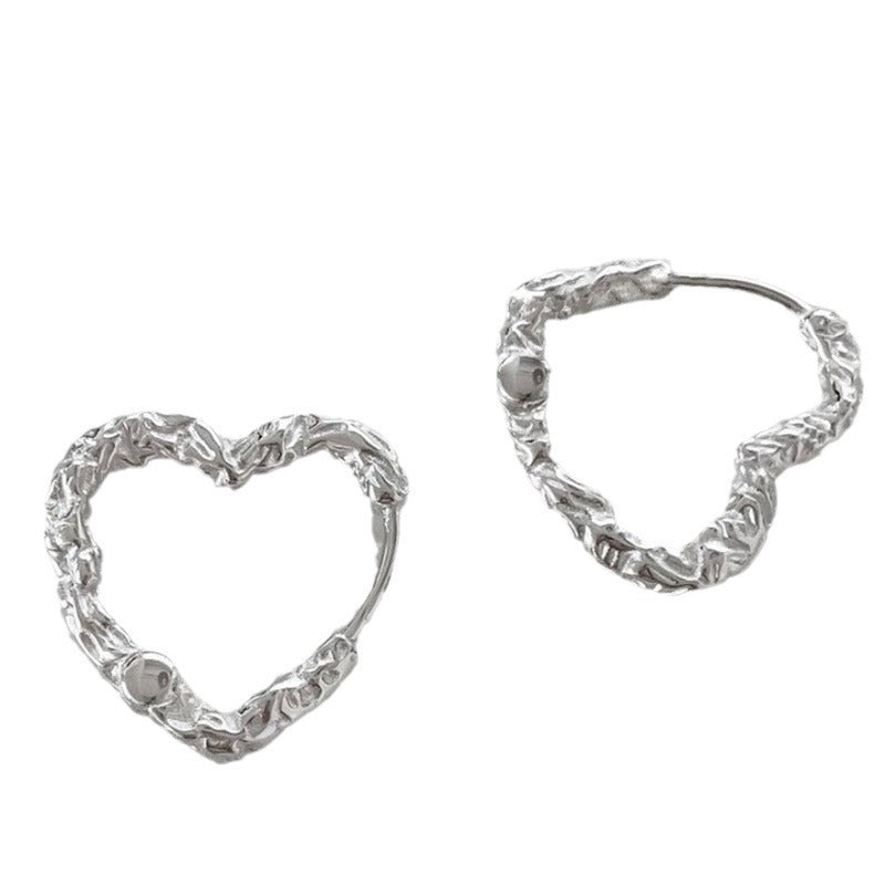Damen Ohrstecker im künstlerischen Herzdesign Shop Nory