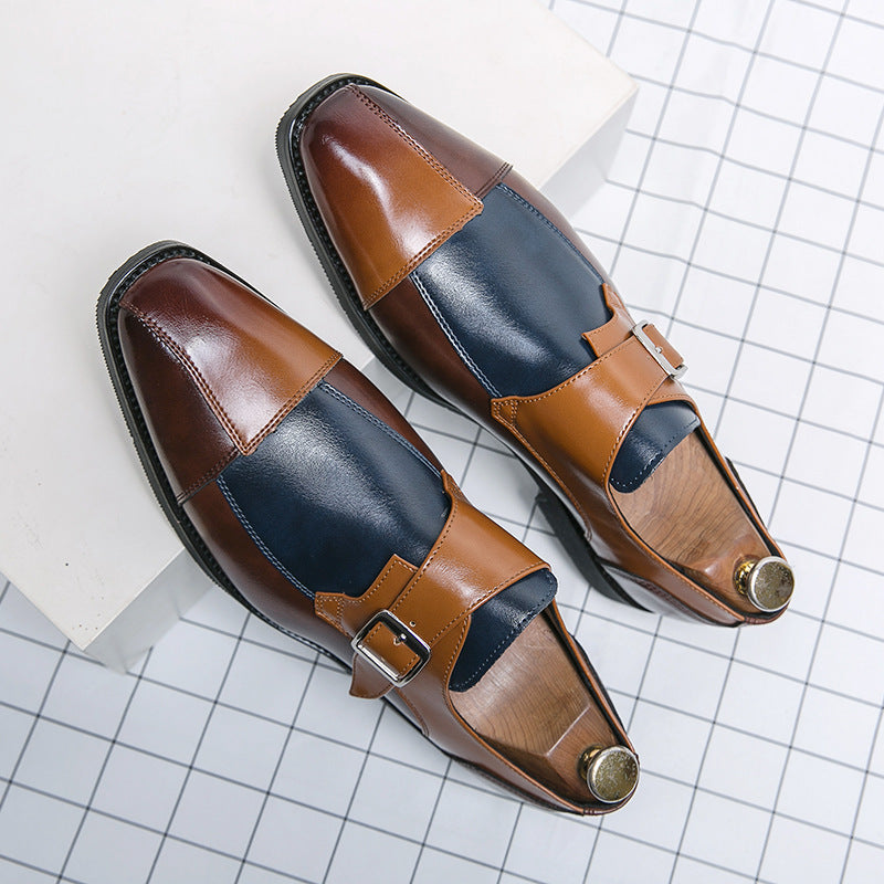 Herren Elegante Mokassins mit modischem Doppel-Monks-Design