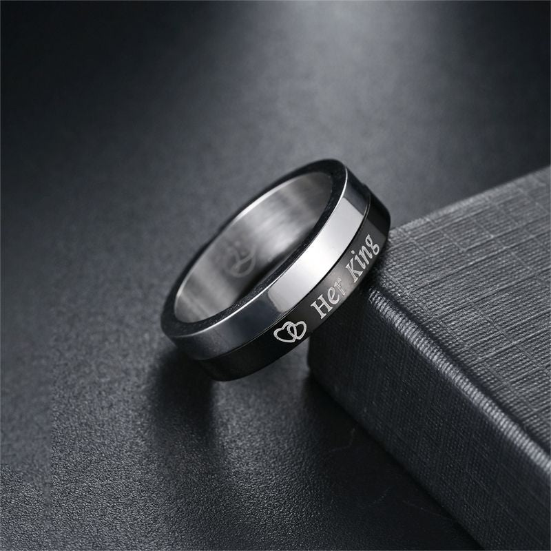 Herren Ring mit eingraviertem Partnersymbol und stilvollem Design Shop Nory