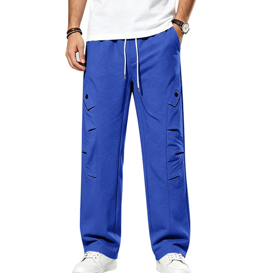 Herren Lässige Cargo-Jogginghose mit Kordelzug und Cut-Out-Details Shop Nory