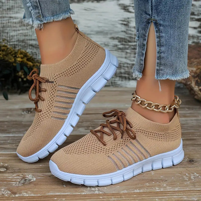 Damen Leichte Strick‑Sock‑Sneaker mit elastischem Schaft und flexibler Profilsohle Shop Nory