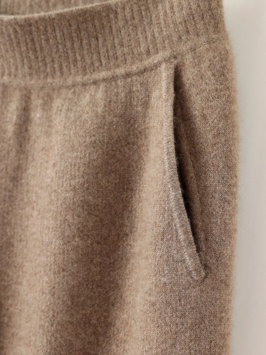 Damen Hochtaillierte Strickhose mit kaschmirähnlicher Haptik und schmal zulaufendem Bein Shop Nory