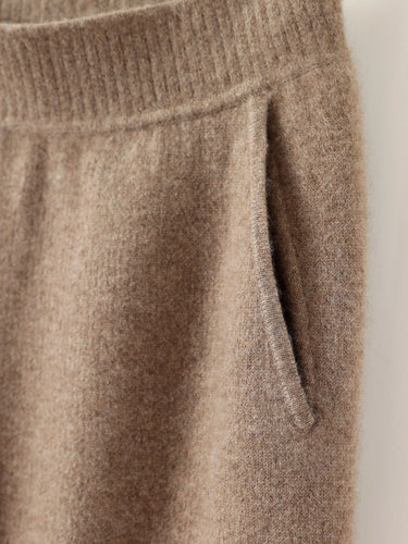 Damen Hochtaillierte Strickhose mit kaschmirähnlicher Haptik und schmal zulaufendem Bein Shop Nory