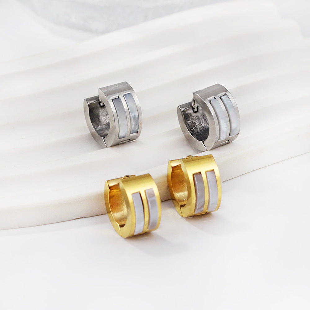 Damen Hängende Ohrstecker mit elegantem Perlenakzent Shop Nory