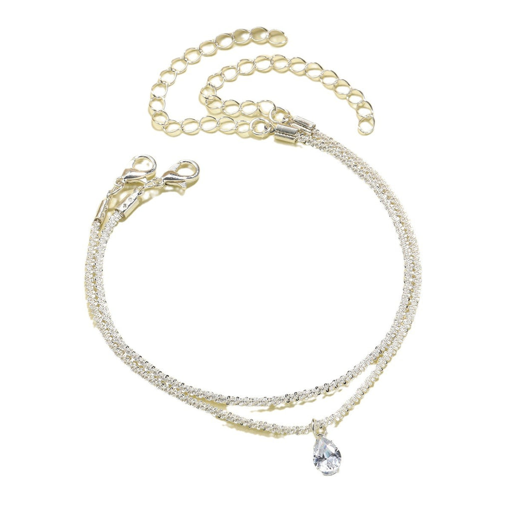 Damen Armreif-Set mit funkelnden Kristallen und zarten Gliederdesigns Shop Nory